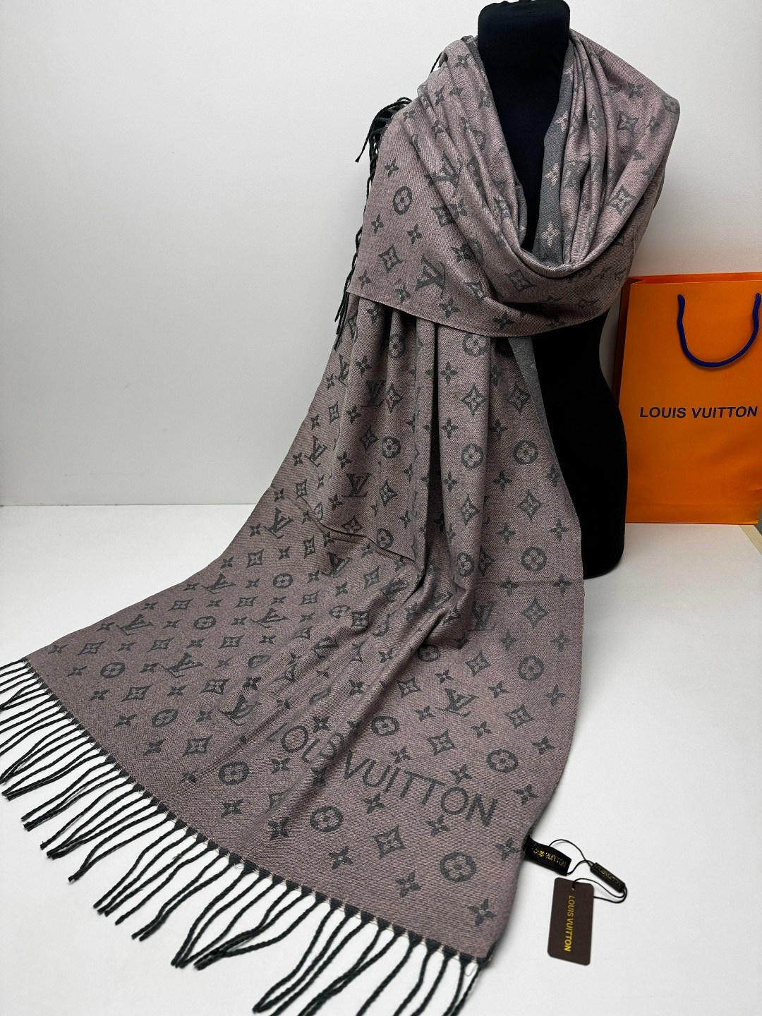 палантин/шарф louis vuitton тёплый,louis vuitton палантин,палантин теплый louis vuitton,палантин кашемировый шарф,палантин женские
