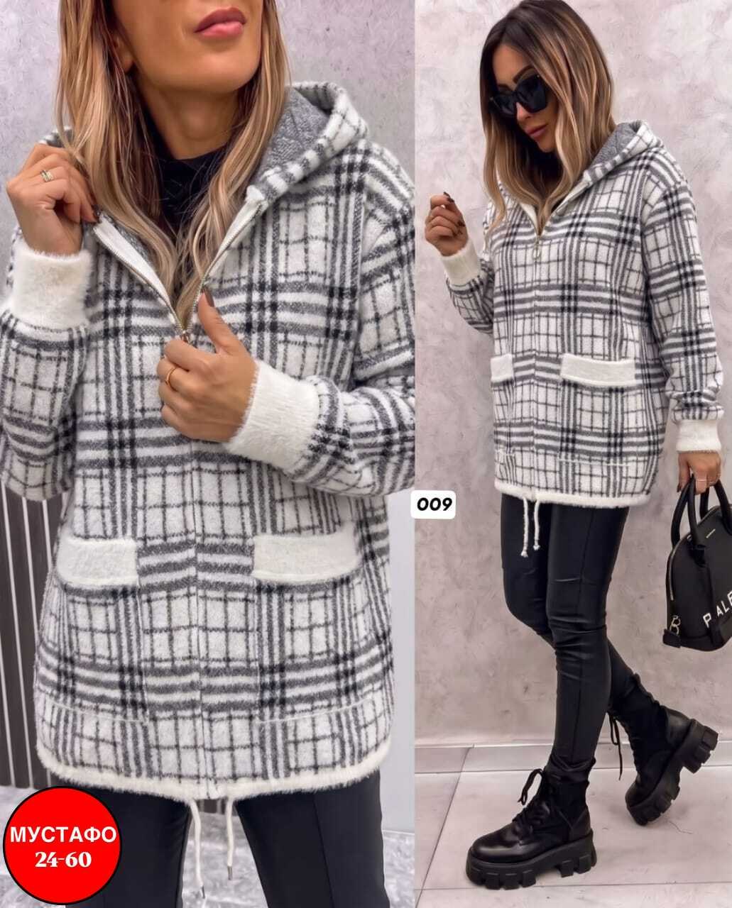 теплая кофта,женская кофта,рубашка в клетку с капюшоном,,куртка теплая