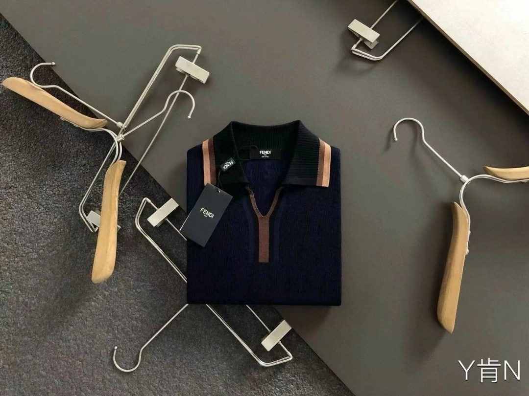 мужская кофта,мужская мода,футболки мужские,поло свитер,поло fendi