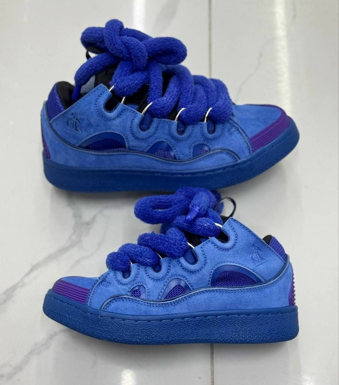 кроссовки curb lanvin синий,кроссовки lanvin,,curb lanvin кроссовки,кроссовки lanvin curb sneakers metallic-majorelle blue