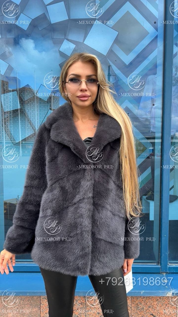 шубка из меха европейской норки,меховой ряд-business,шубка из меха европейской норки с английским воротникомцвет графит,шубка из меха европейской норки с английским воротником,норковая шуба