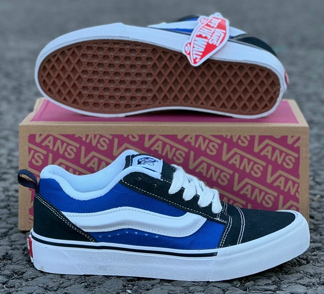 ,кеды vans knu skool,кроссовки vans,вансы синие,vans knu skool