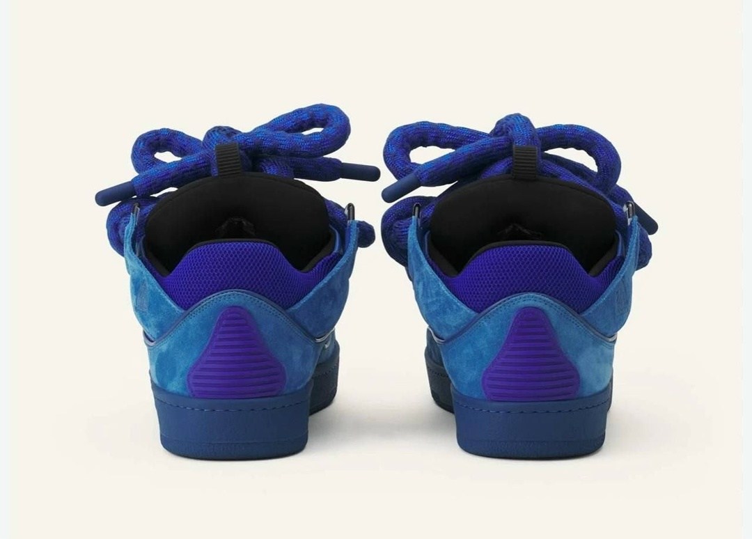 кроссовки curb lanvin синий,кроссовки lanvin,,curb lanvin кроссовки,кроссовки lanvin curb sneakers metallic-majorelle blue
