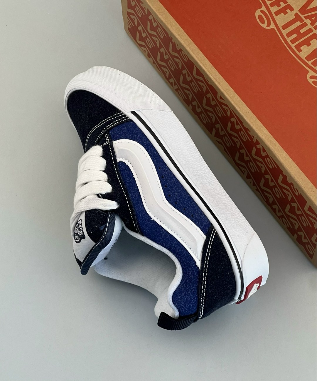 кеды vans knu skool,кроссовки,вансы синие,vans knu skool,кроссовки кеды vans knu skool