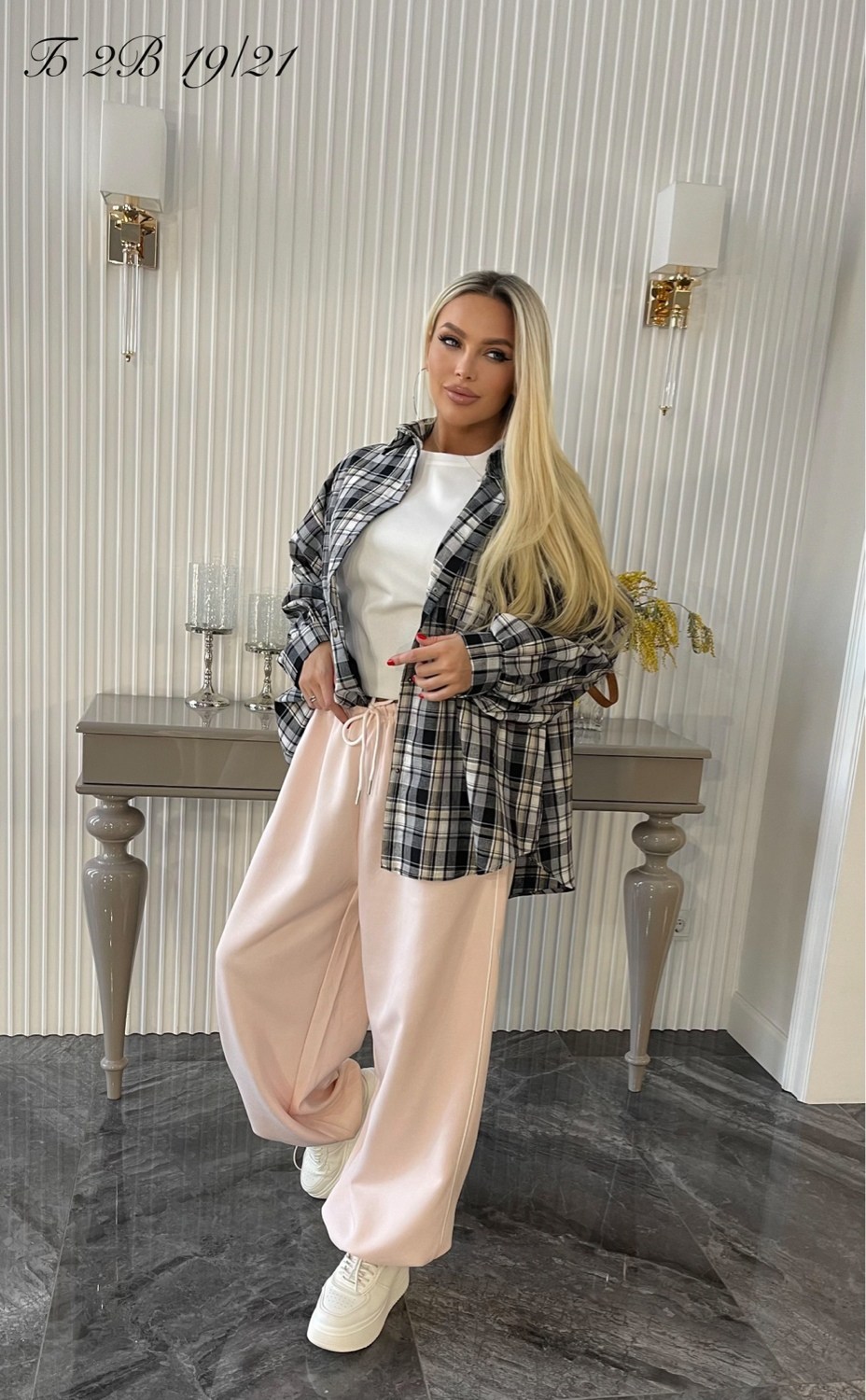 рубашка оверсайз в клетку теплая betrendy wear,женская рубашка,женская рубашка в клетку,рубашка в клетку,рубашка в клетку оверсайз