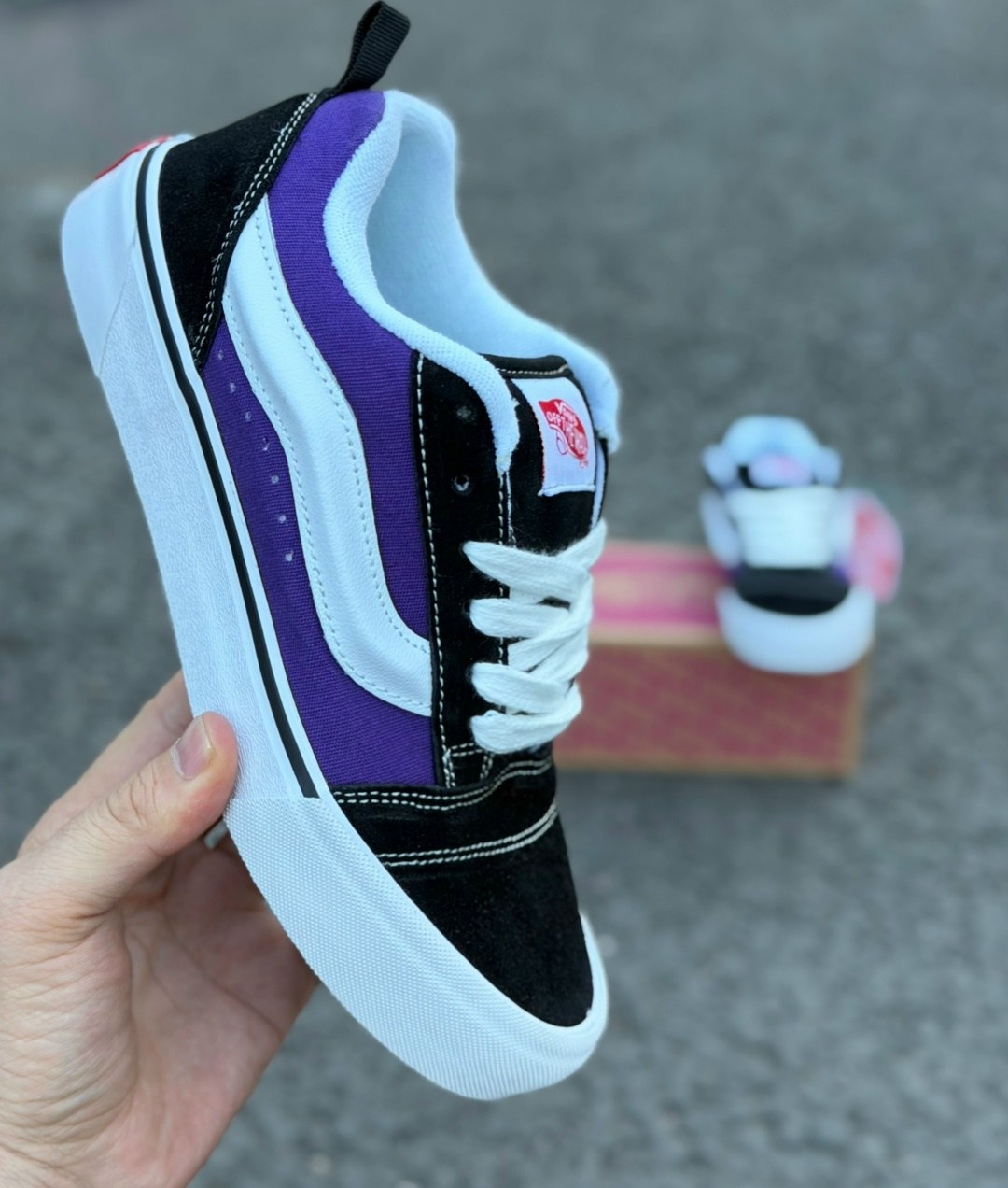 vans knu skool purple,,скейтерские кроссовки knu skool exclusive unisex vans черный/белый,кеды vans knu skool,vans knu skool