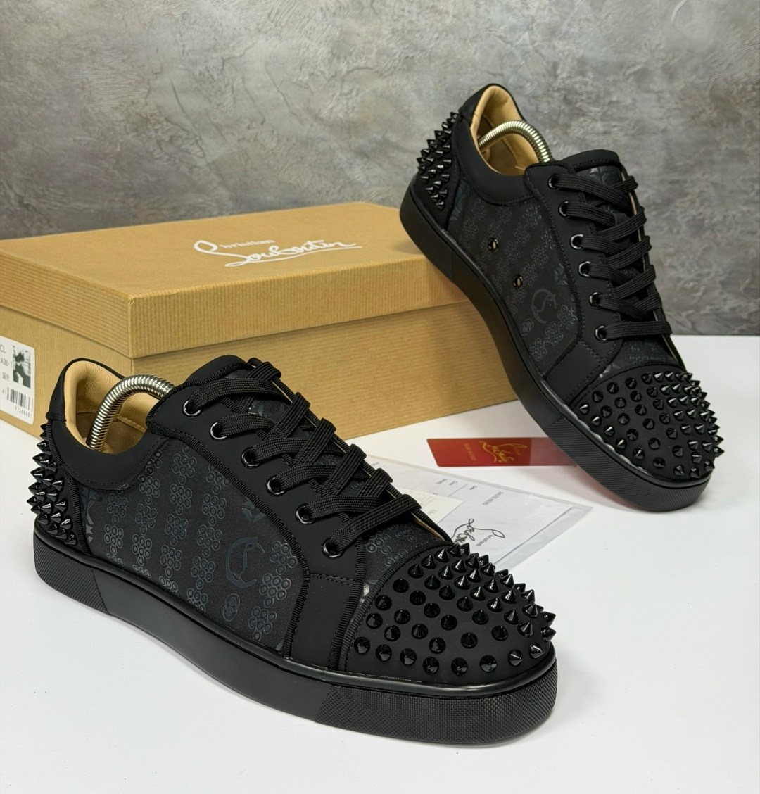 кроссовки christian louboutin,кеды christian louboutin с шипами,,кеды christian louboutin,кеды мужские christian louboutin