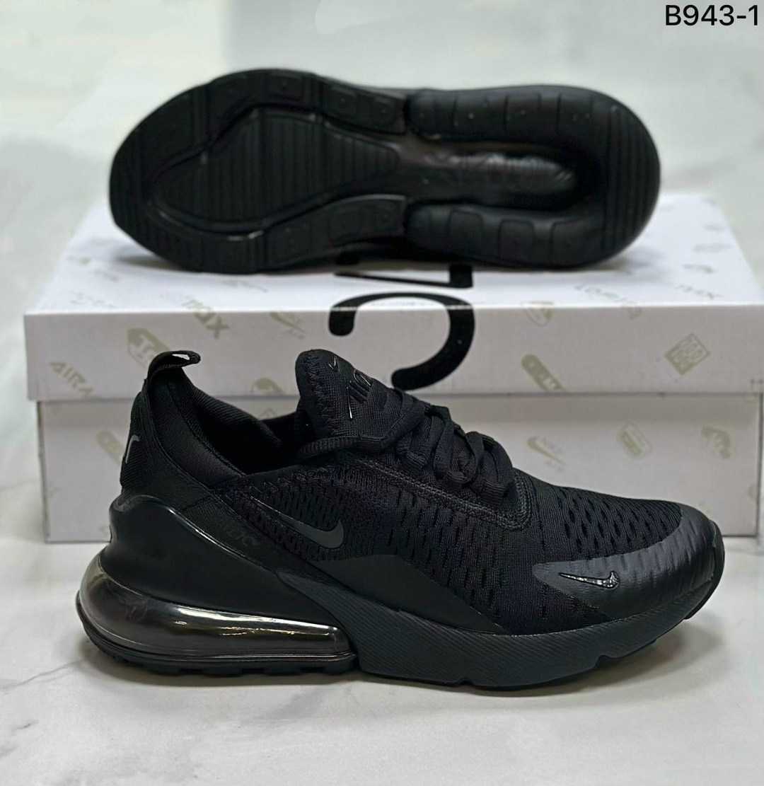 nike air max 270 triple black,черные кроссовки,кроссовки nike air max 270,мужские кроссовки nike air max 270,кроссовки