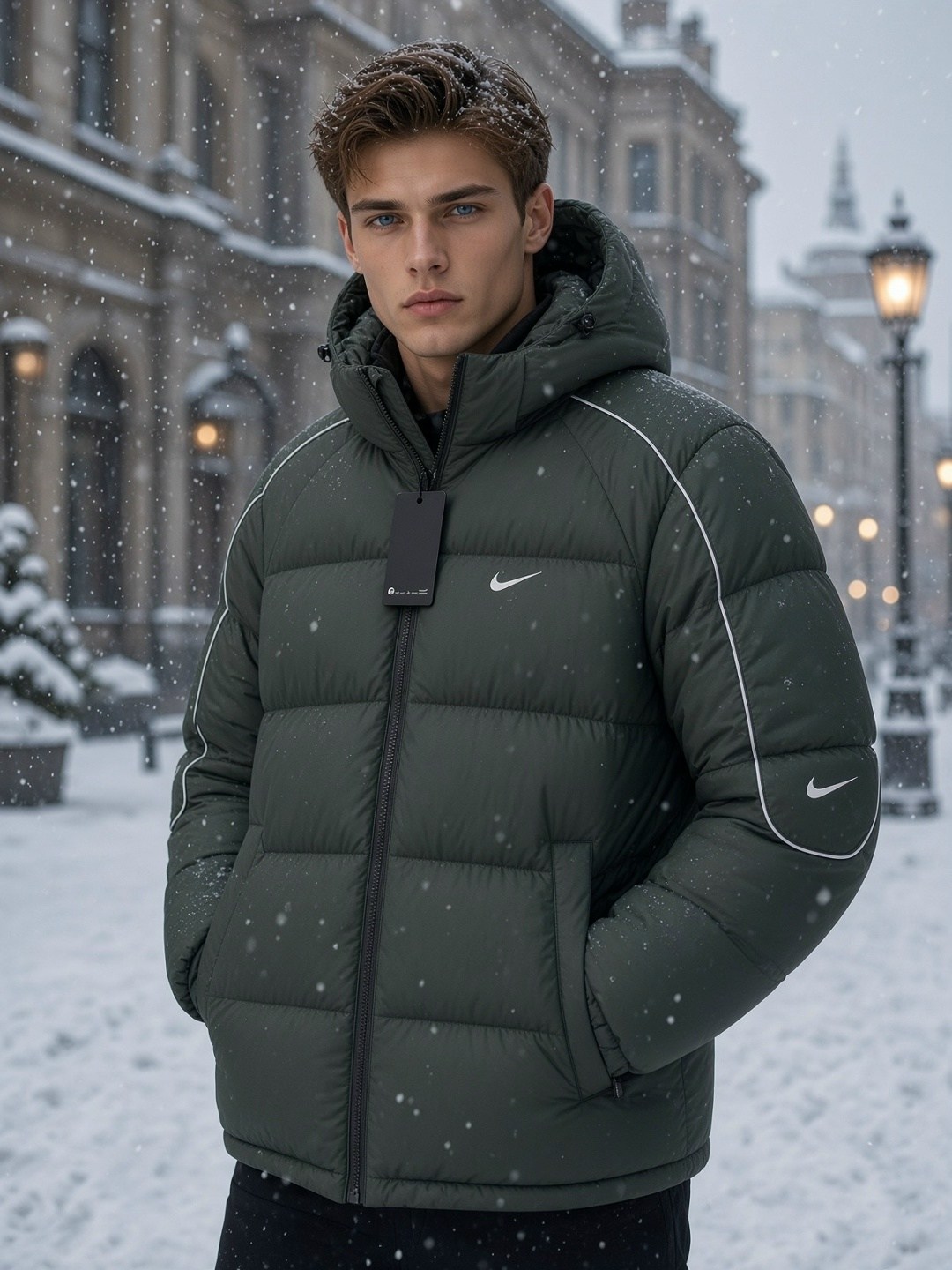 пуховик nike,зимняя куртка,мужская зимняя куртка,мужской зимний пуховик,пуховик мужской nike