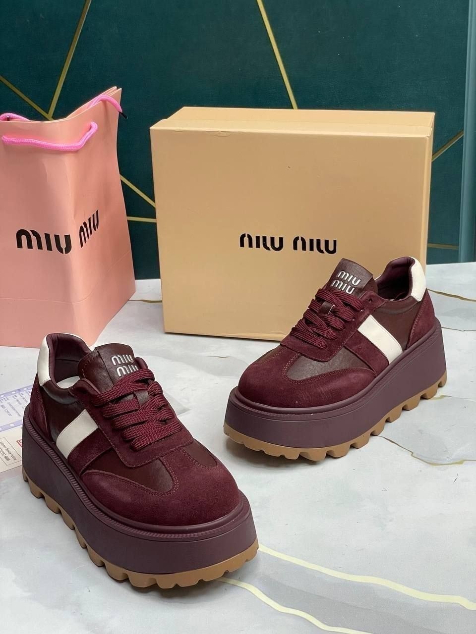 ,кеды miu miu,кеды miu miu на платформе арт арт. лх1667, женская,кроссовки miu miu женские