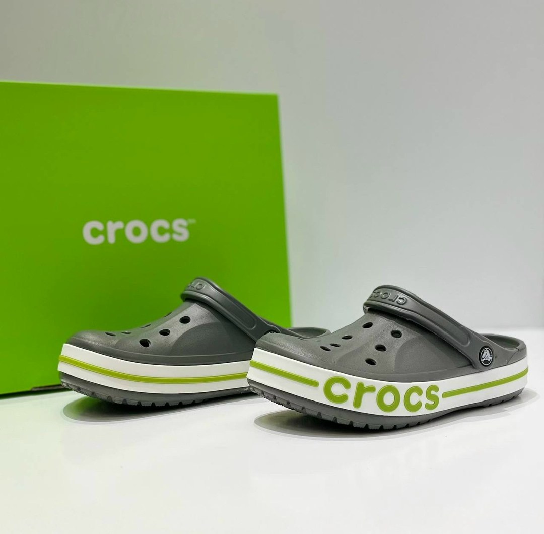 сабо crocs bayaband clog,сабо crocs детские,сабо crocs crocband clog,crocs женские сабо,crocs bayaband clog серые с зеленым