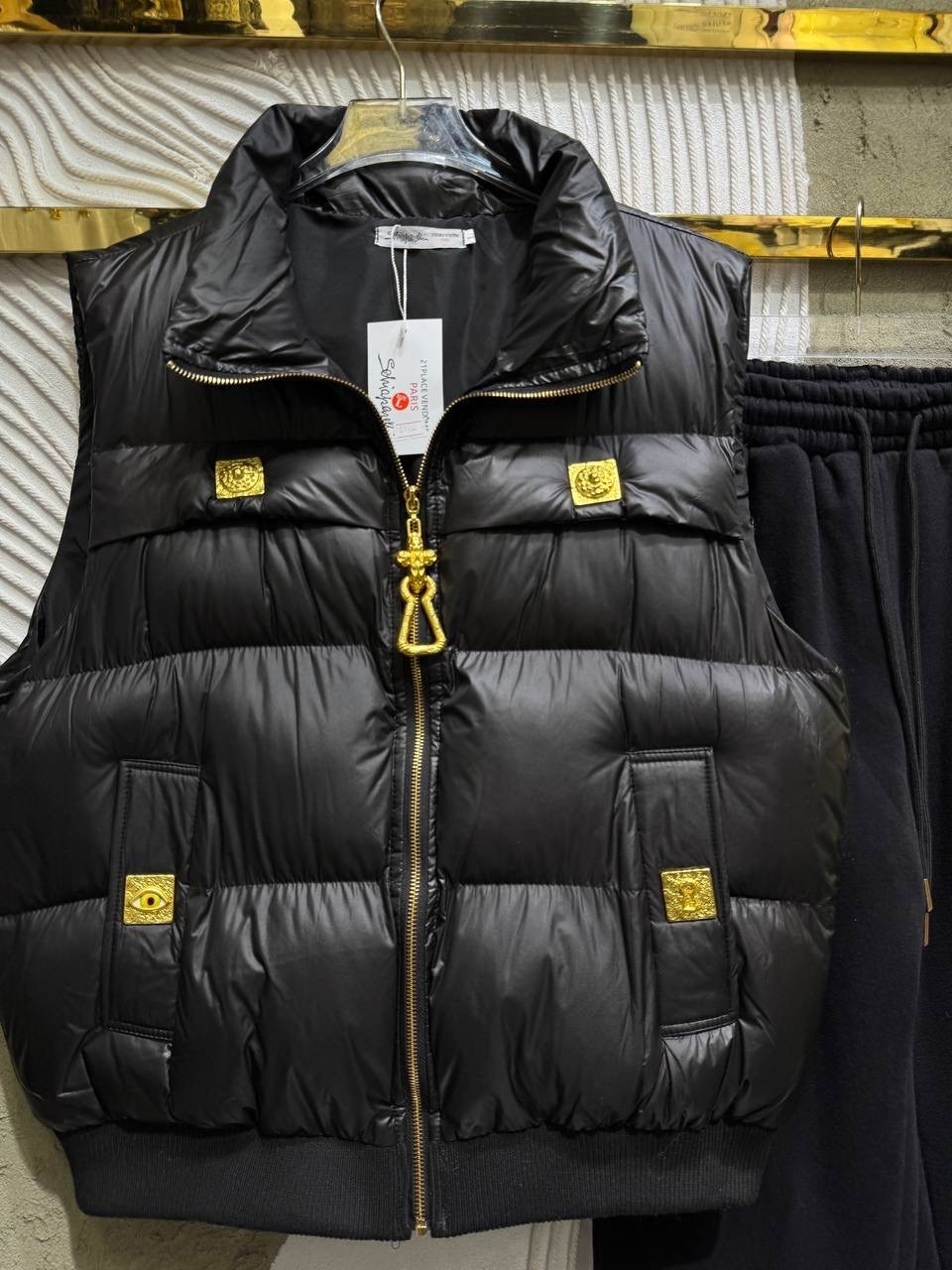 костюм тройка с курткой black&brand,стильные костюмы,костюм тройка женский,костюм с курткой,жилетка женская