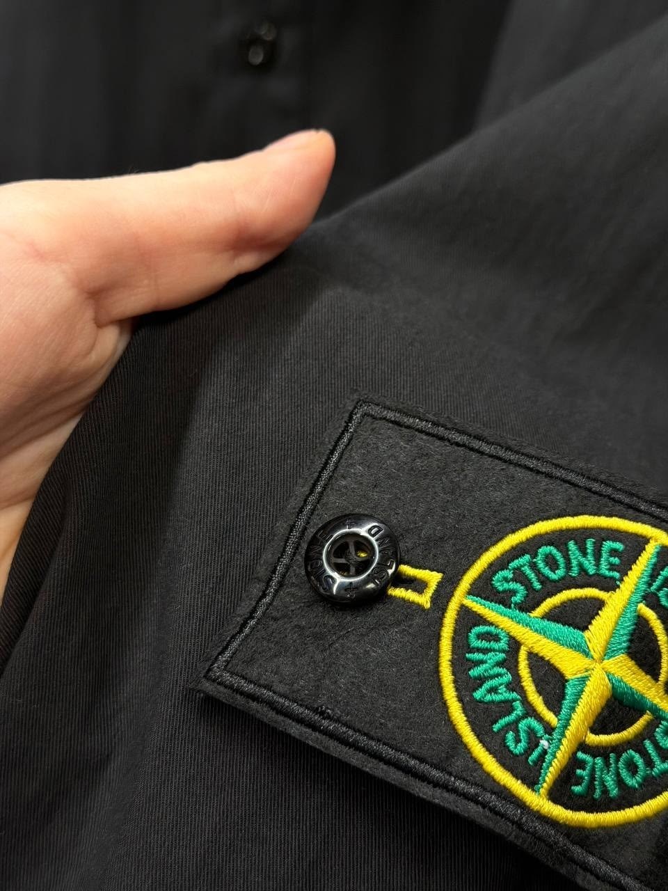 рубашка stone island,куртка-рубашка паракадут tela stone island черный,рубашка стон айленд,куртка stone island мужская