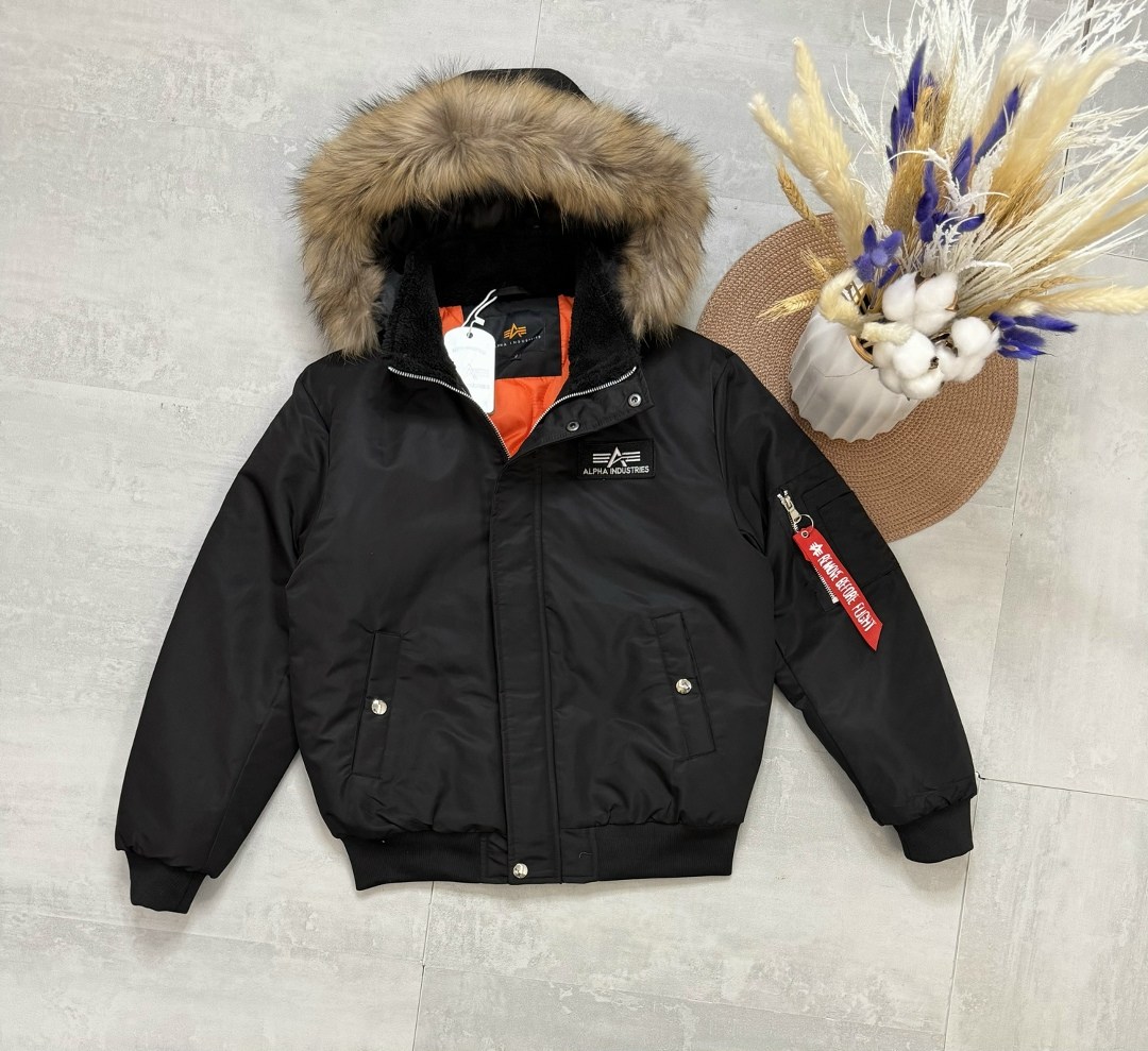 зимняя куртка alpha industries мужчины-куртки бомберы 45p hooded custom черный,alpha industries зимняя куртка в черный,зимняя куртка стандартного кроя alpha industries черный,куртка зимняя бомбер,курт