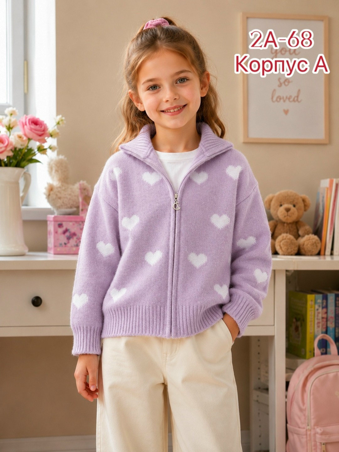 детская кофта,кофта теплая,кофта для девочек,свитер кофта,кофта свитер детский