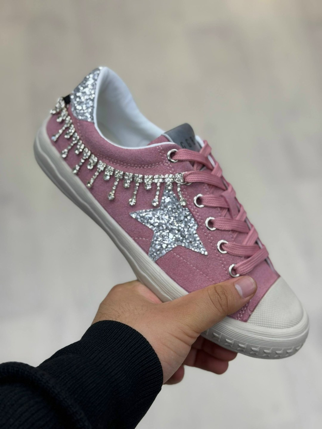 ,кеды golden goose, женская,повседневная ,кеды golden goose со стразами