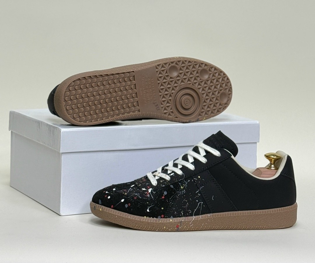 ,кроссовки maison margiela,кроссовки maison margiela paintsplatter black,maison margiela replica кроссовки,maison margiela replica paint