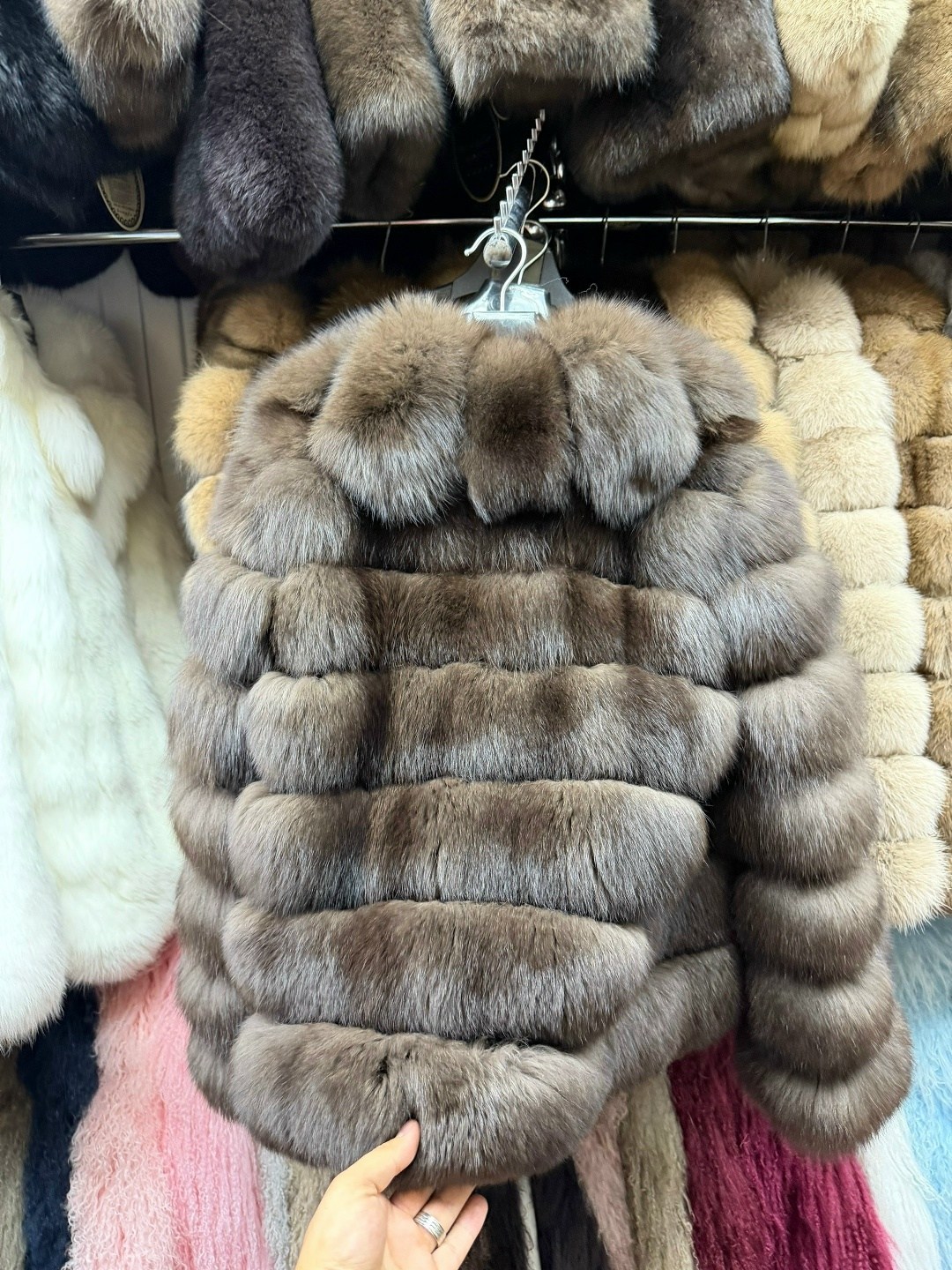 шуба из песца,шуба песец,шубка из песца,шуба из песца с воротником,мех песца