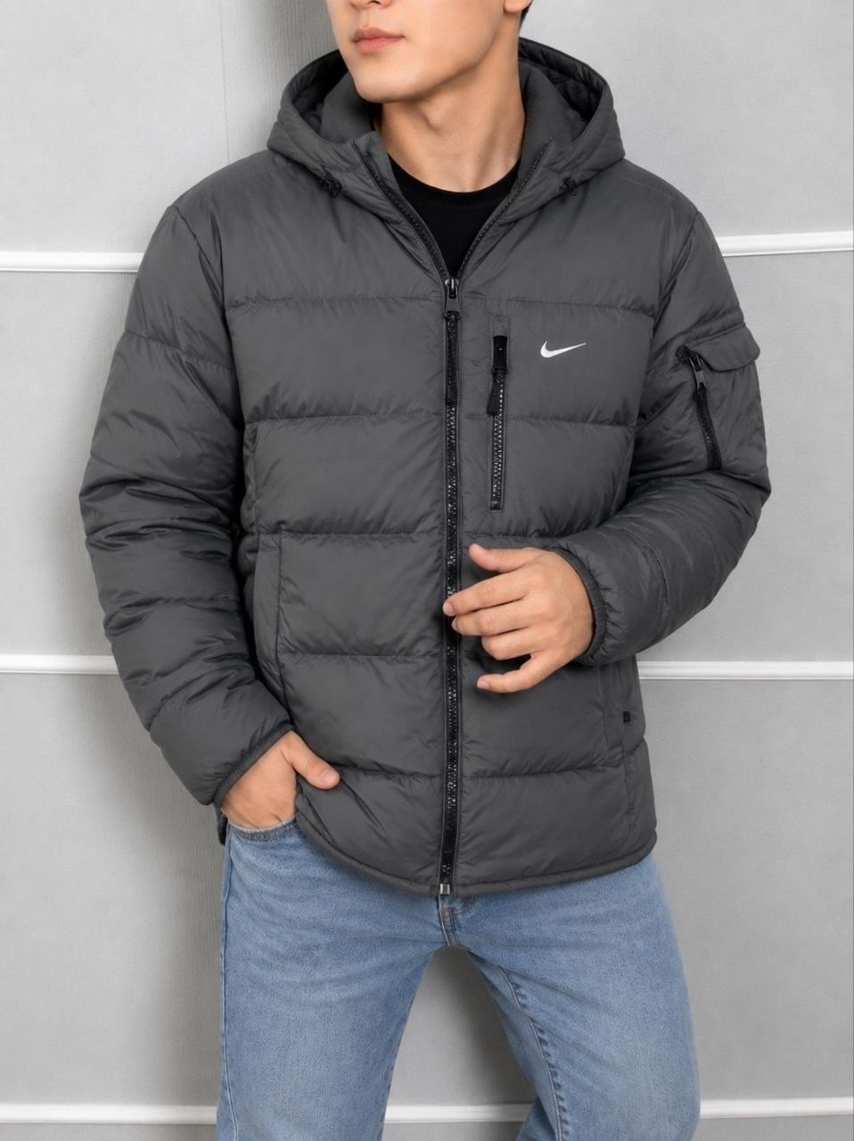 куртка зимняя nike,куртка зимняя nike цвет серый,пуховик мужской nike,куртка мужская зимняя nike,зимние куртки