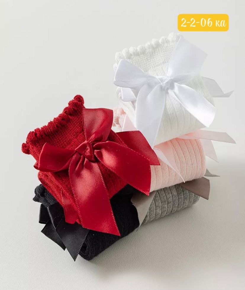 высокие носки с бантами,носки с бантами,носочки с бантиком для девочки,детские гольфы,носочки с бантиками детские