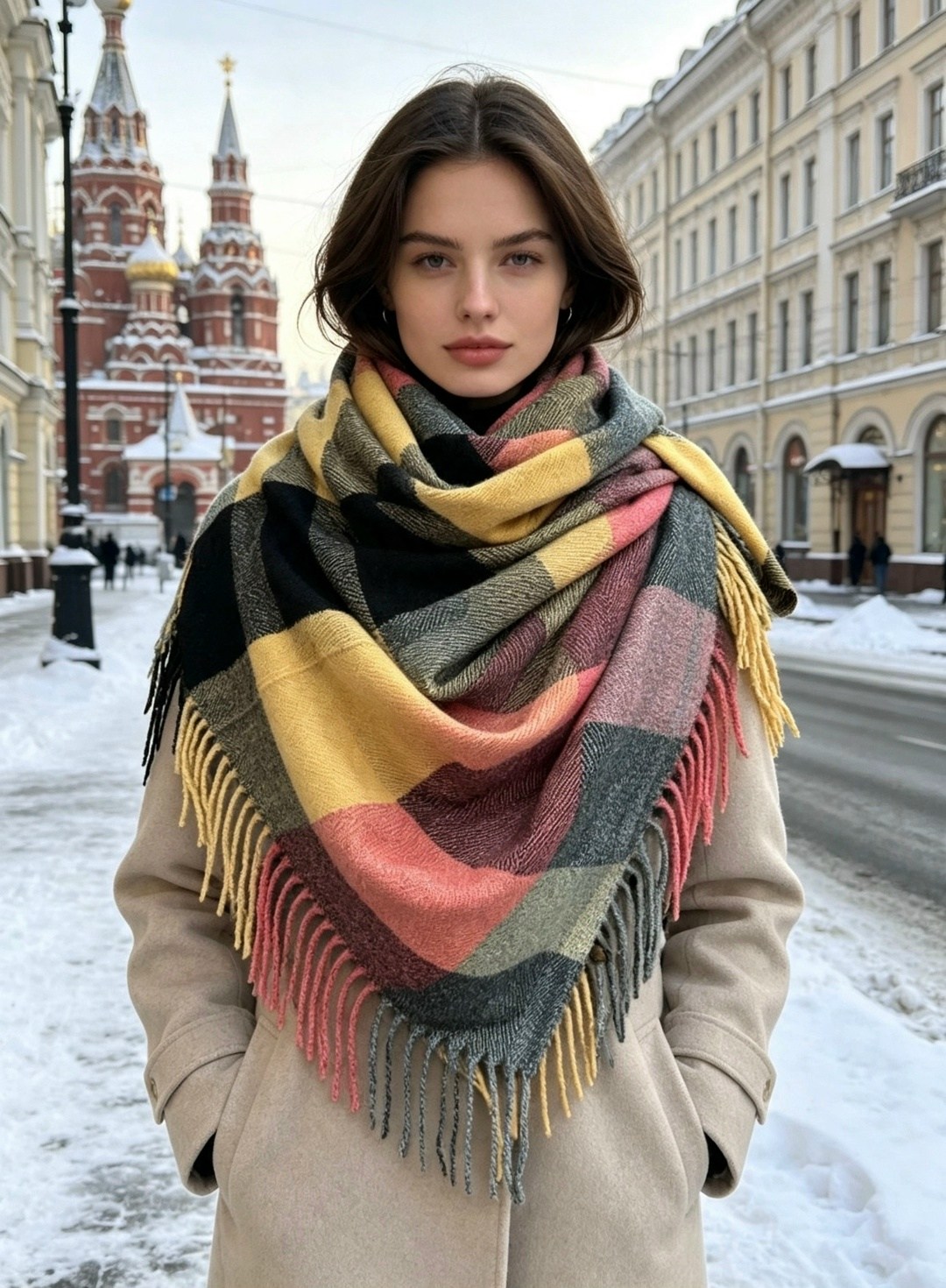 палантин теплый кашемировый,шарфы для женщин,шарф женские,шарф,модные шарфы