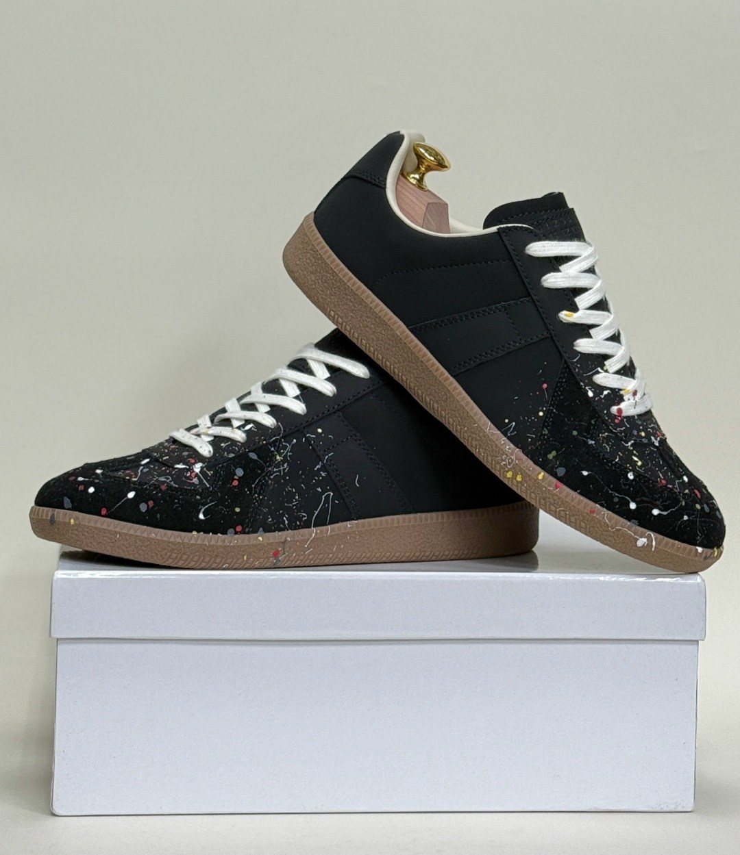,кроссовки maison margiela,кроссовки maison margiela paintsplatter black,maison margiela replica кроссовки,maison margiela replica paint