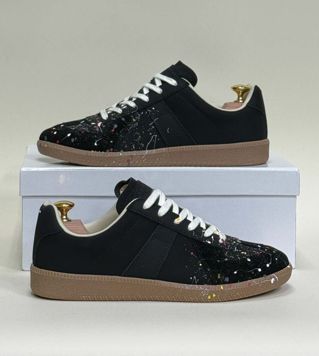 ,кроссовки maison margiela,кроссовки maison margiela paintsplatter black,maison margiela replica кроссовки,maison margiela replica paint