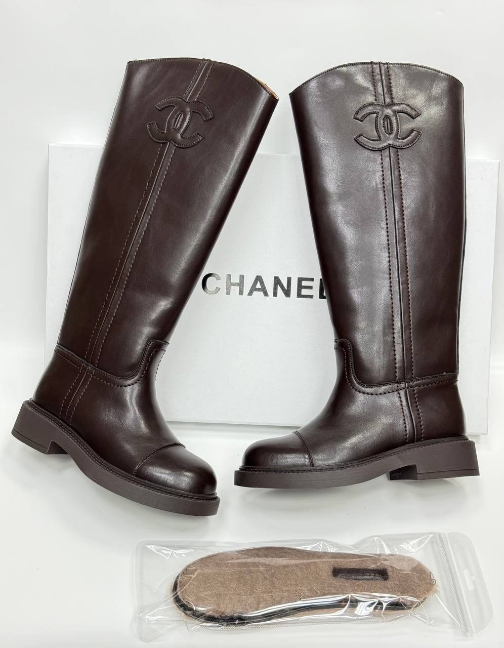 сапоги chanel,сапоги шанель,женские сапоги,сапоги,кожаные сапоги