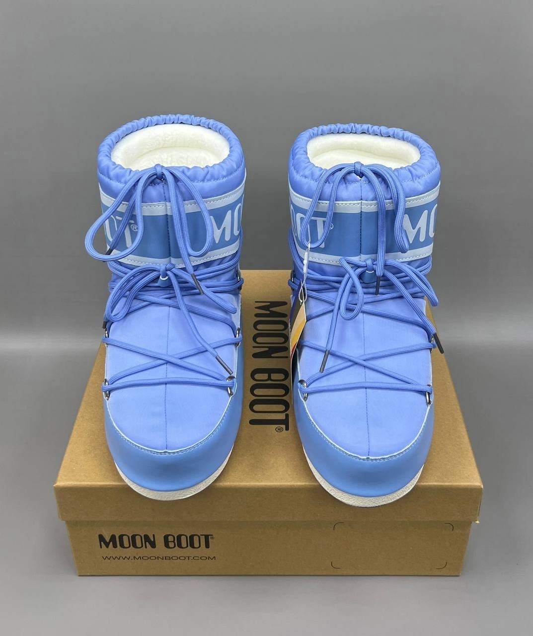 moon boot kids дутые сапоги с логотипом синий,moon boot kids двухцветные ботинки icon синий,ботинки moon boot kids icon low синий,moon boot ботинки icon low синий,зимние ботинки moon boot