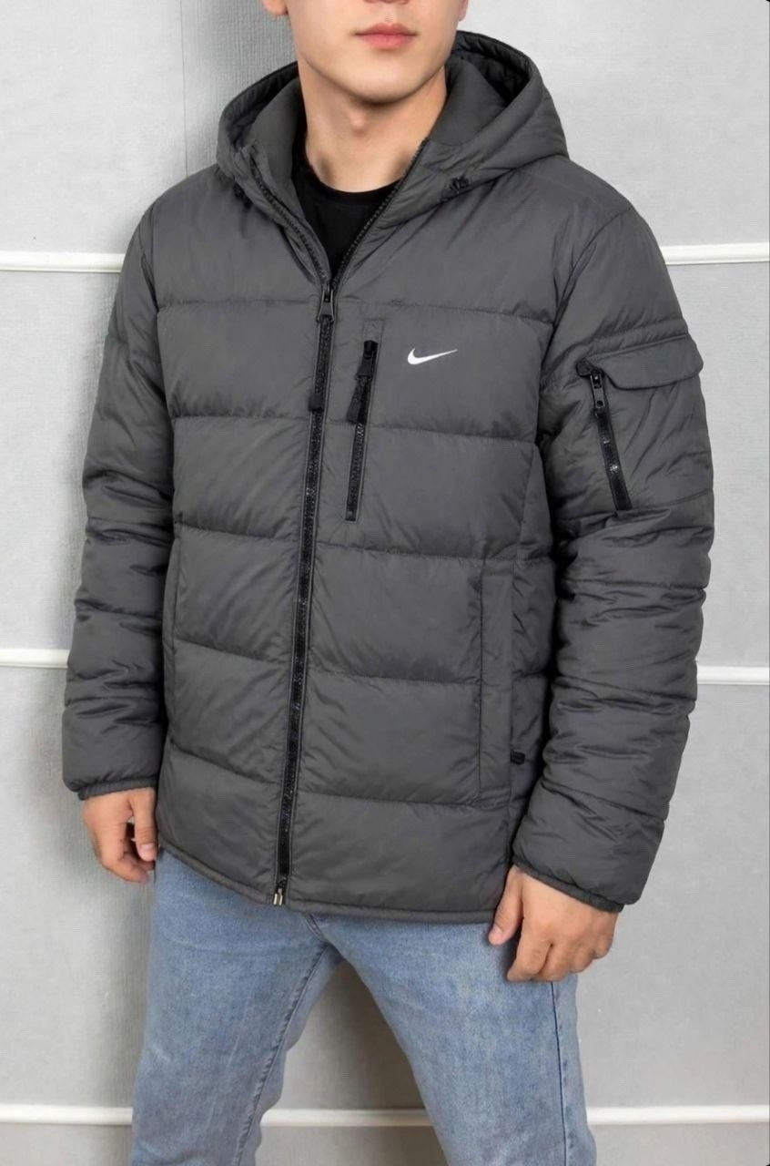 куртка зимняя nike,куртка зимняя nike цвет серый,пуховик мужской nike,куртка мужская зимняя nike,зимние куртки