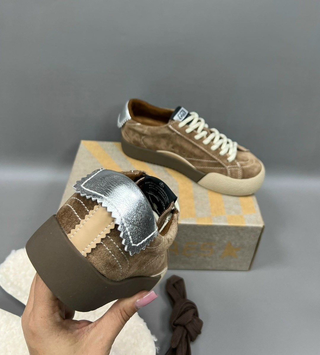 кеды golden goose женские,кроссовки golden goose hi star из замши коричневый,кроссовки golden goose,кроссовки премиум качество,кеды golden goose