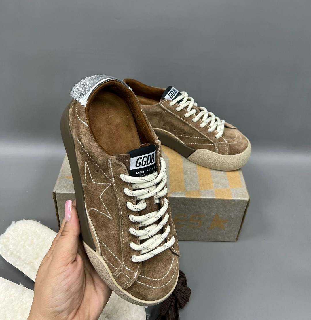 кеды golden goose женские,кроссовки golden goose hi star из замши коричневый,кроссовки golden goose,кроссовки премиум качество,кеды golden goose