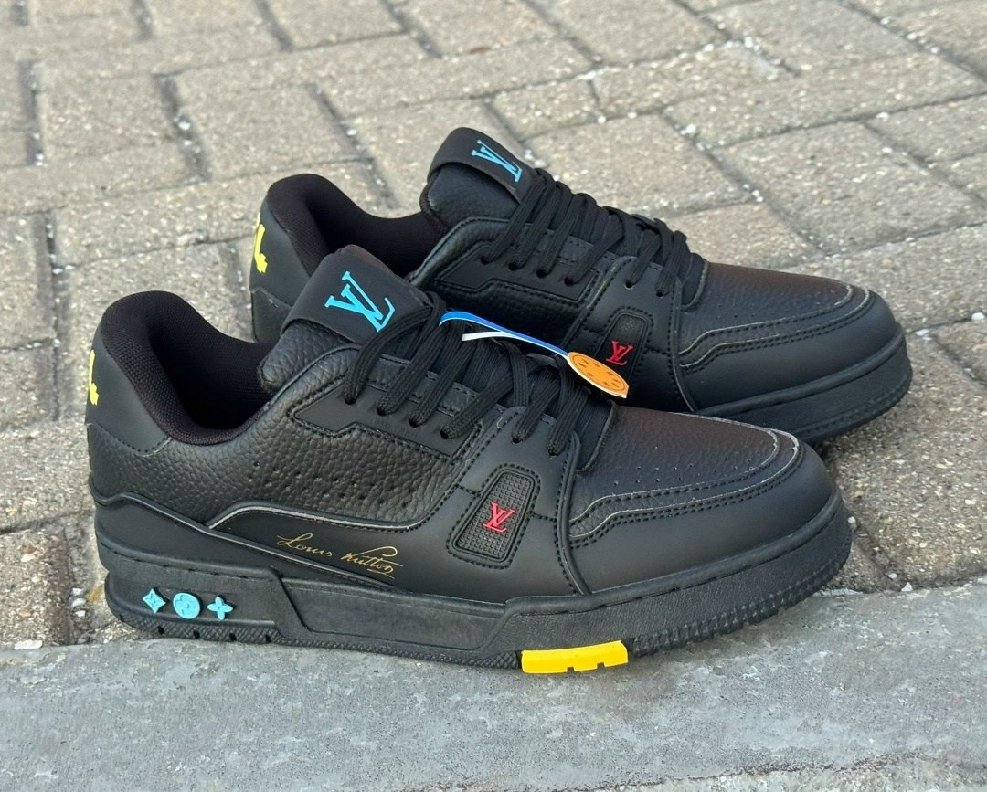 кроссовки louis vuitton мужские,louis vuitton кроссовки,кроссовки луи виттон trainer мужские черные,,кроссовки луи виттон trainer мужские