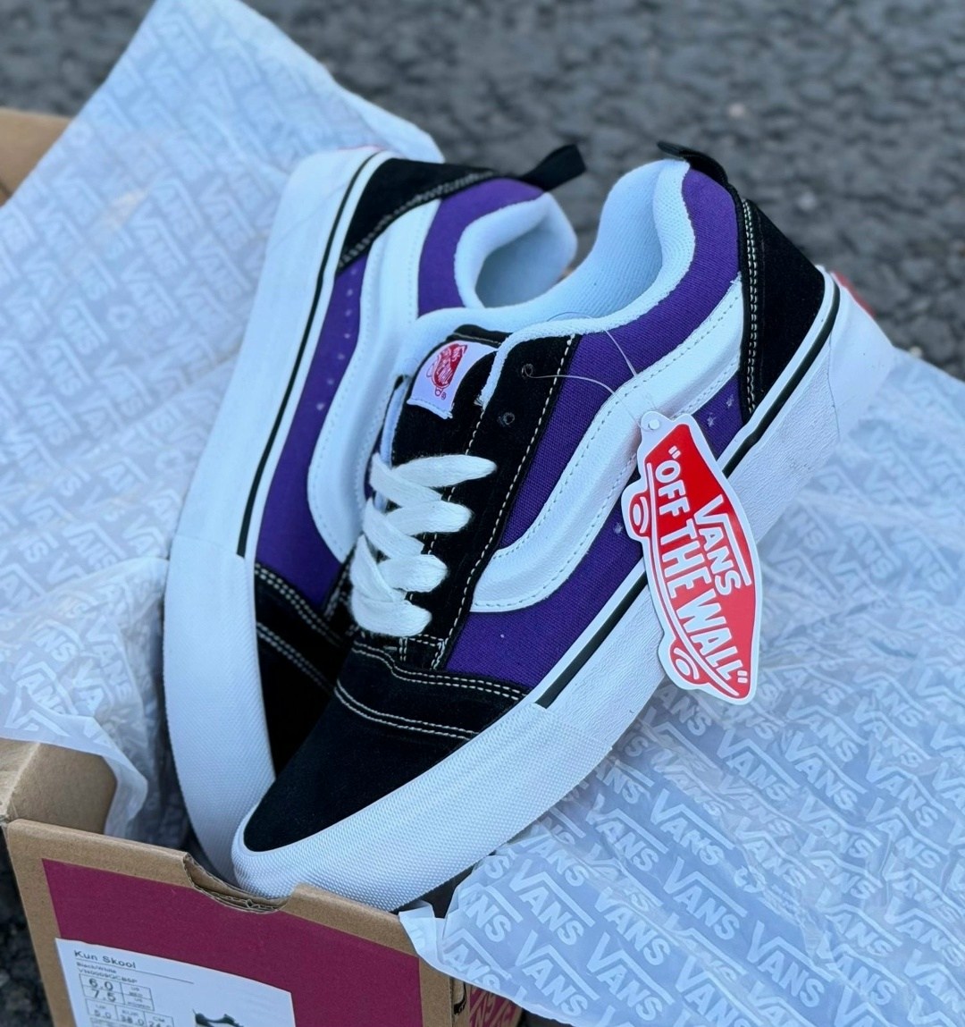 vans knu skool purple,,вансы фиолетовые,скейтерские кроссовки knu skool exclusive unisex vans черный/белый,кеды vans knu skool