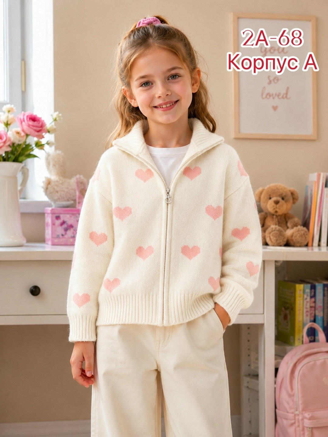 детская кофта,кофта теплая,кофта для девочек,свитер кофта,кофта свитер детский