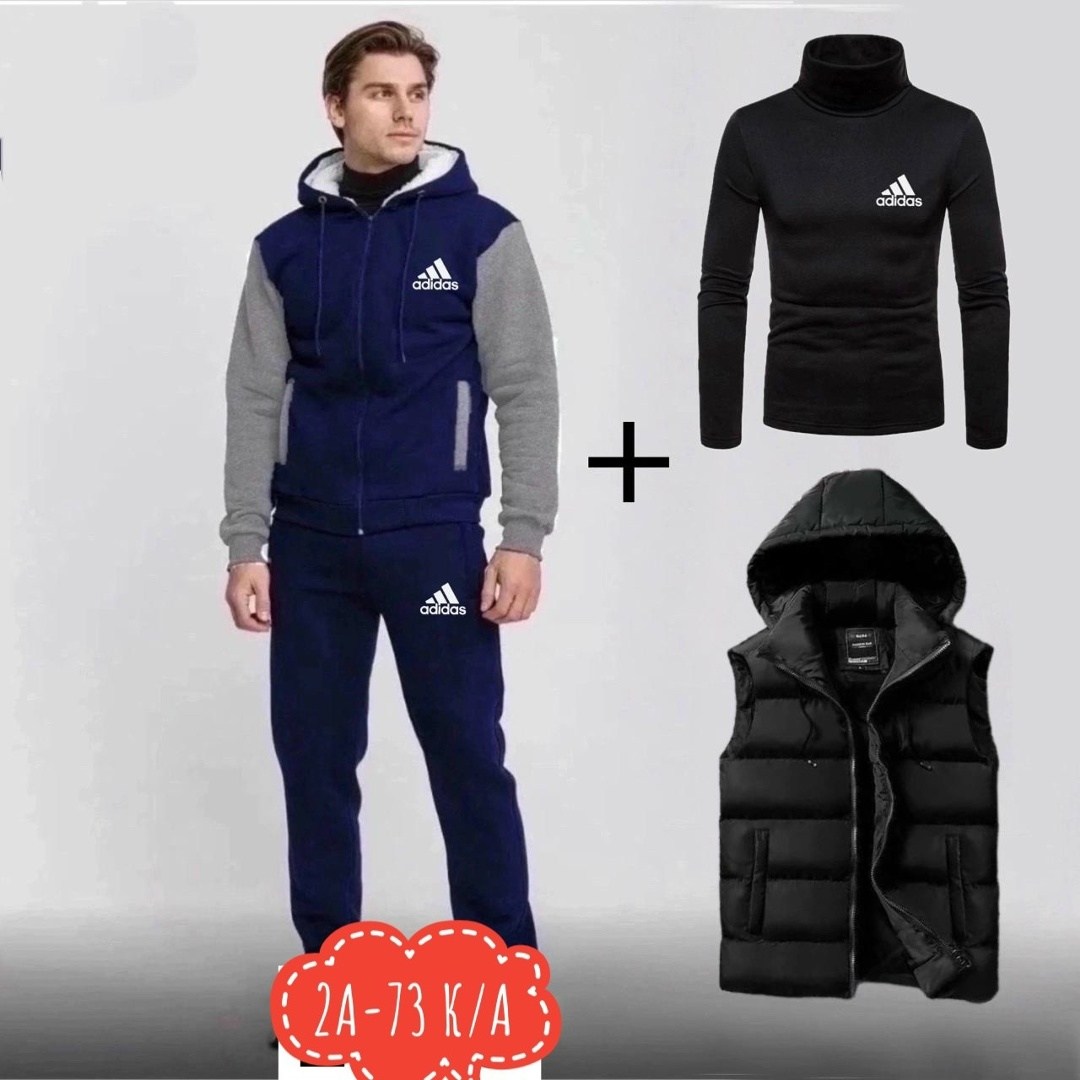 спортивные костюмы мужские,мужской спортивный костюм adidas 4в1 на флисе,спортивный костюм теплый 4в1 adidas,мужской спортивный костюм adidas,спортивные костюм