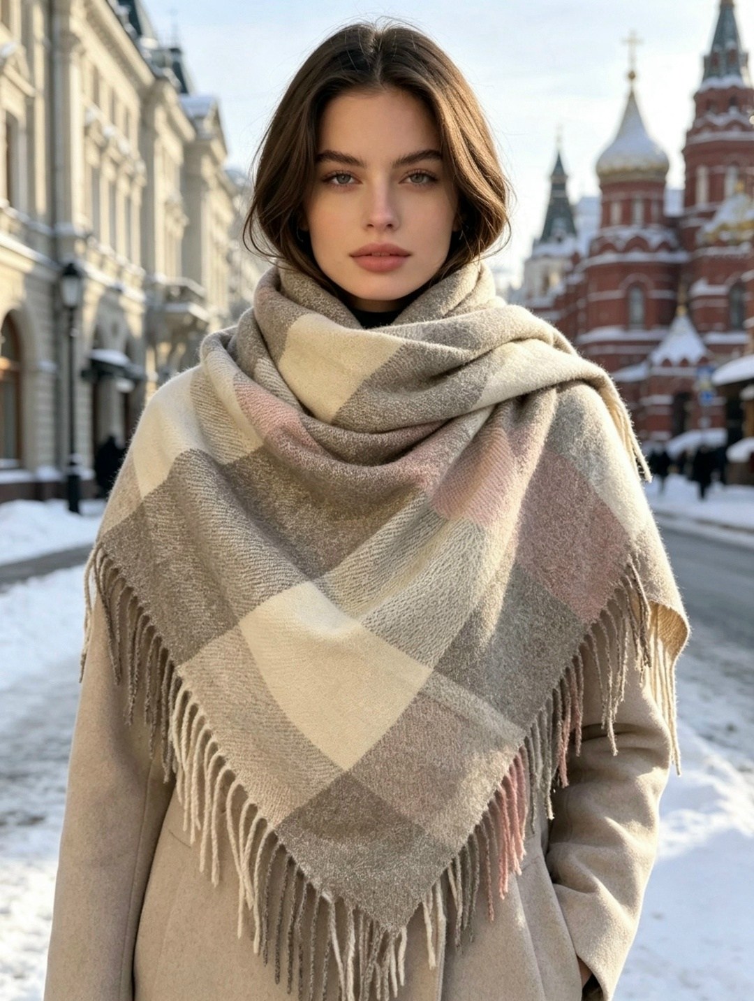 палантин теплый кашемировый,шарфы для женщин,шарф женские,шарф,модные шарфы