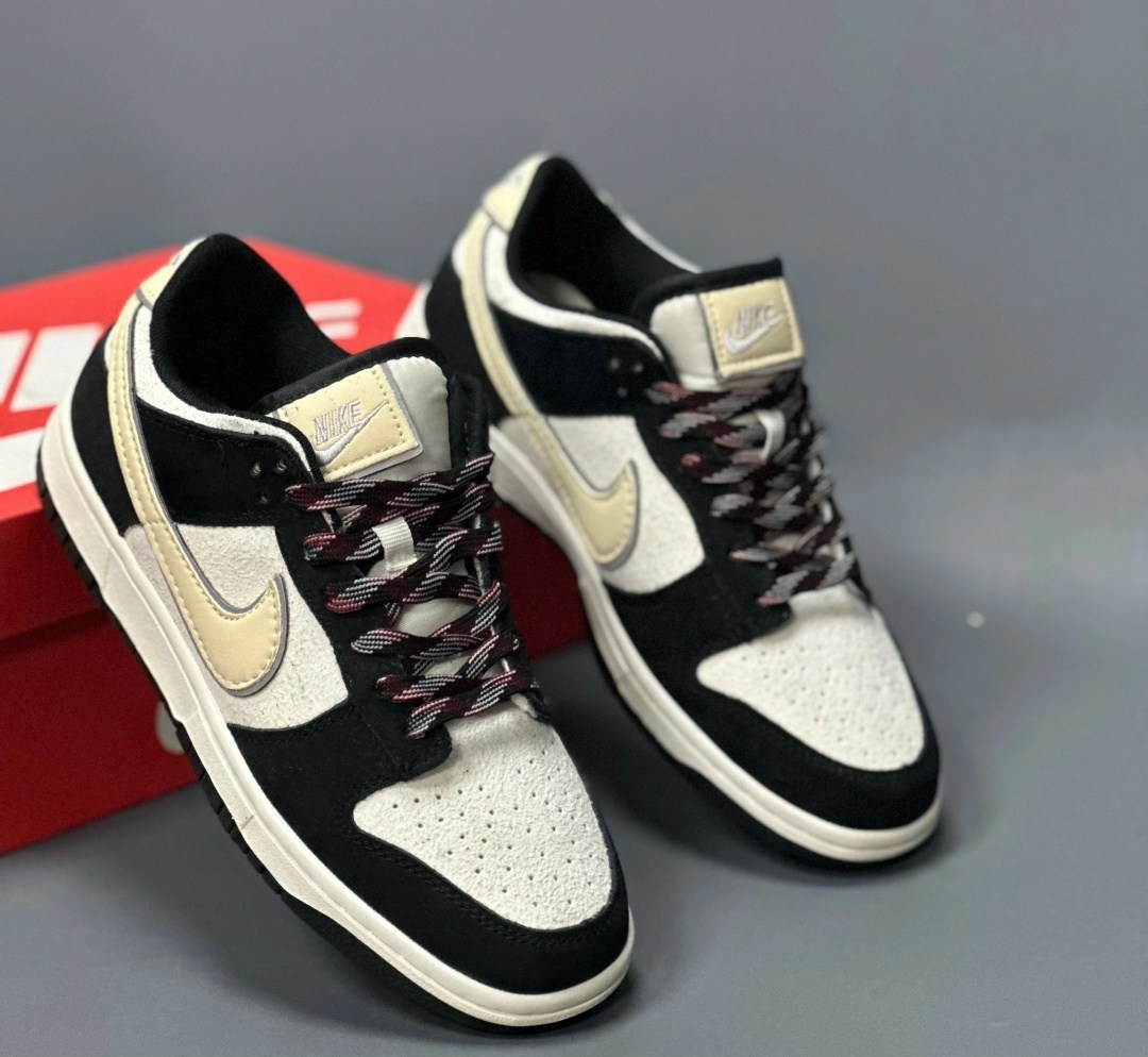 nike dunk low,кроссовки,nike dunk low lx black suede team gold,кроссовки мужские женские, женская