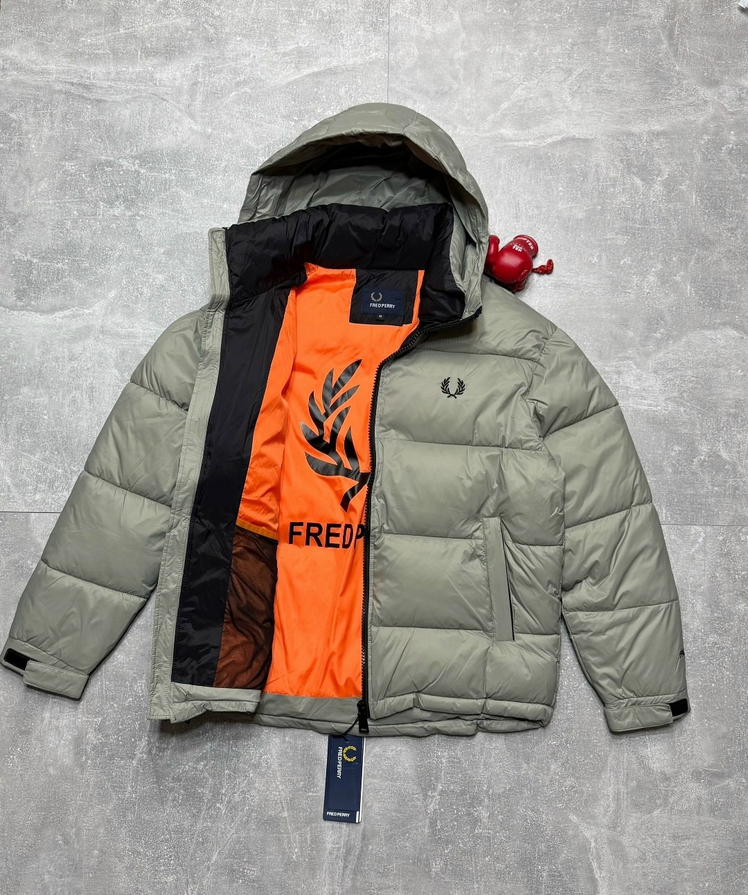 зимняя куртка пуховик,куртка пуховик,пуховик утепленный зимний куртка fred perry,куртка зимняя,мужская куртка