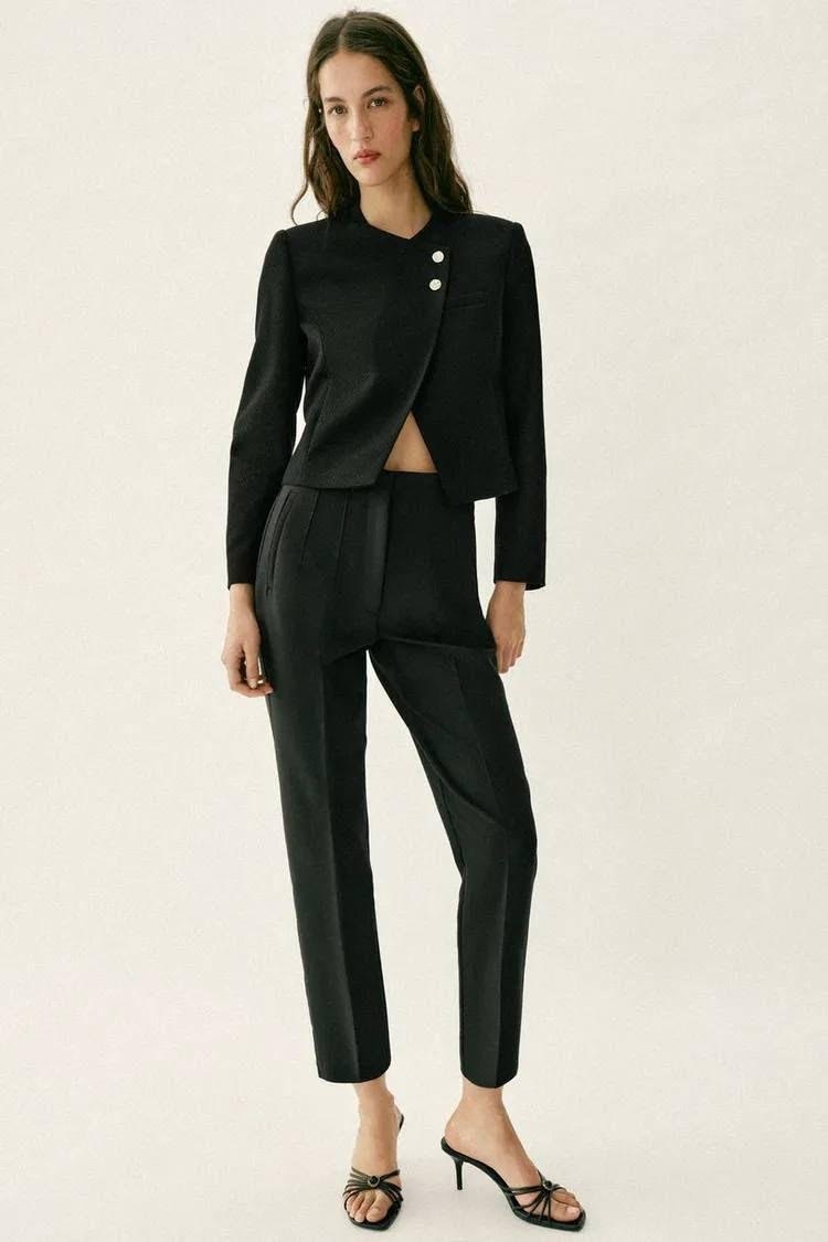 zara брюки с высокой посадкой,брюки с высокой посадкой,классические брюки,брюки женские,прямые брюки