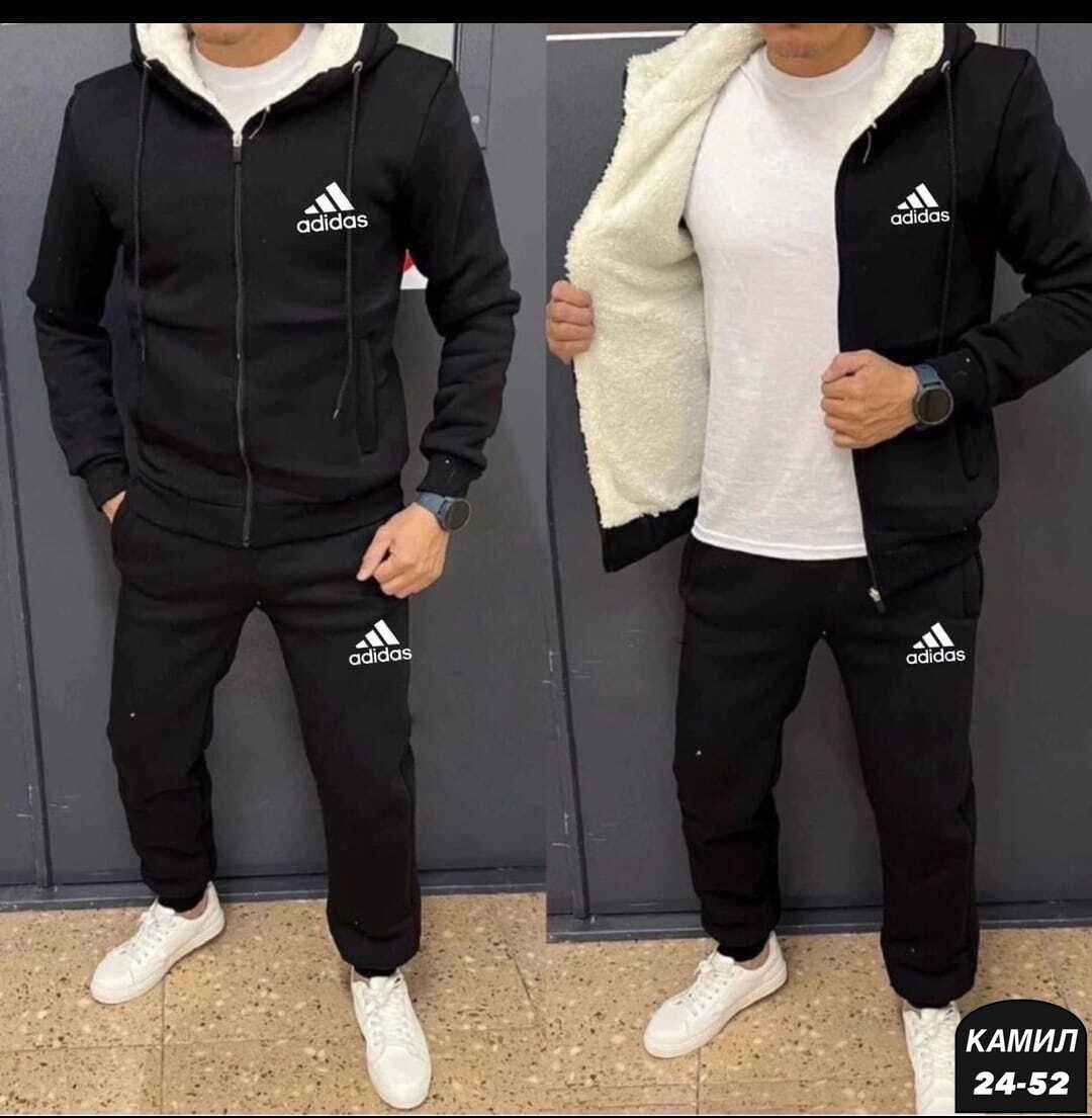 мужской спортивный костюм adidas теплый,костюм спортивный мужской,теплый спортивный костюм мужской,костюм мужской спортивный на меху арт. 1352747,спортивные костюмы мужские утеплённые