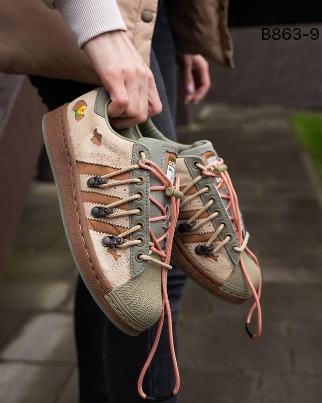 кроссовки adidas superstar x melting sadness,кроссовки adidas superstar,melting sadness x adidas originals superstar,adidas originals superstar,adidas superstar x melting sadness green brown