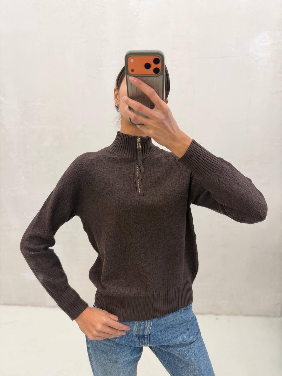 свитер розовый,свитер с горлом на молнии оверсайз kk fashion,женский свитер,кофта женская,свитер женский на молнии