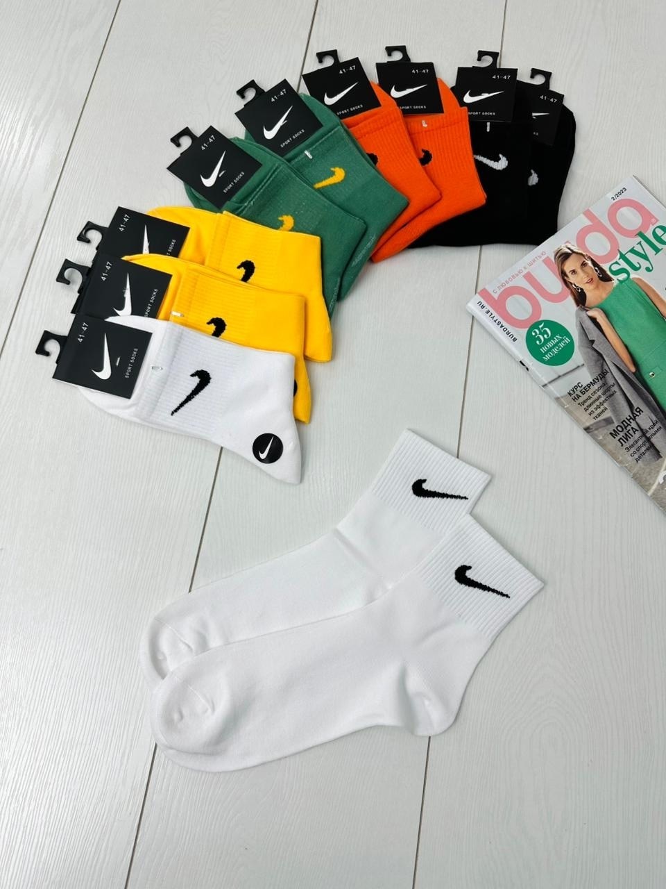 комплект носков мужских nike nop2_5 разноцветных 41-47,носки мужские 10 пар,носки классические набор,носки мужские набор 5 пар,носки мужские набор