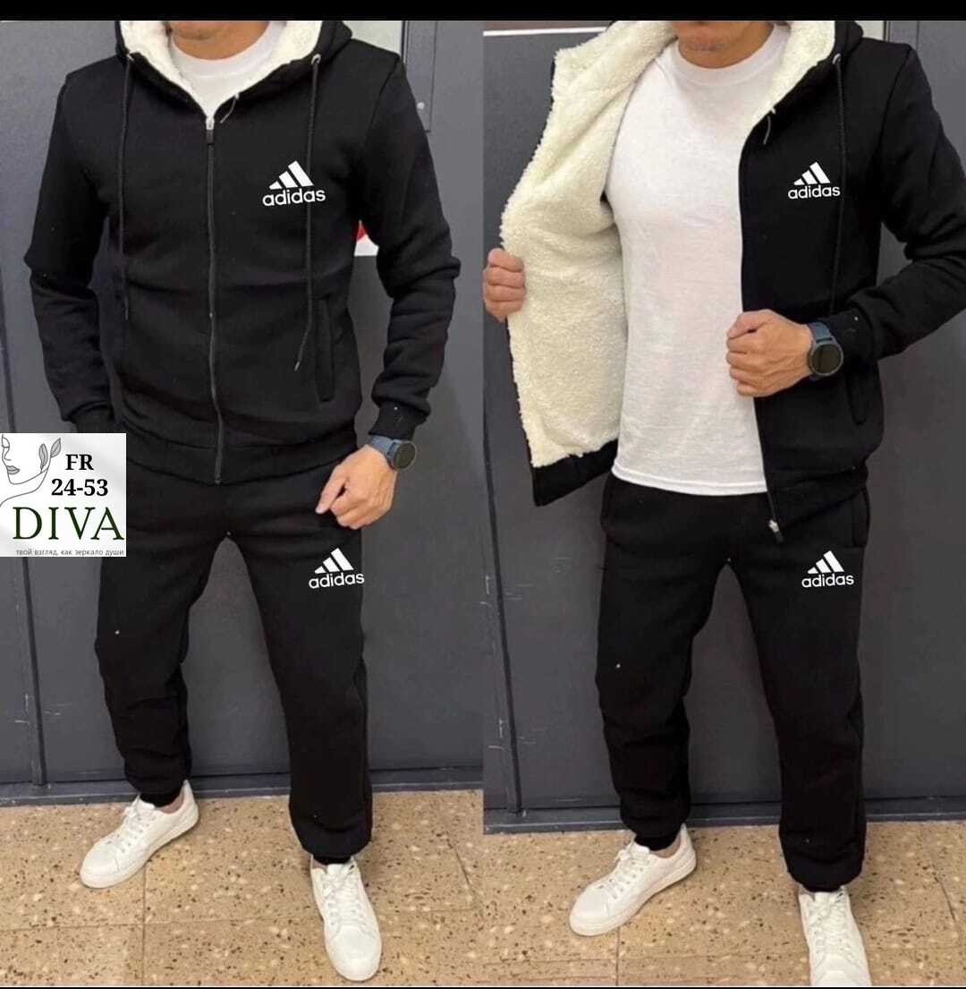 мужской спортивный костюм adidas теплый,костюм спортивный мужской,костюм мужской спортивный на меху арт. 1352747,мужской спортивный костюм теплый на флисе,теплый спортивный костюм мужской