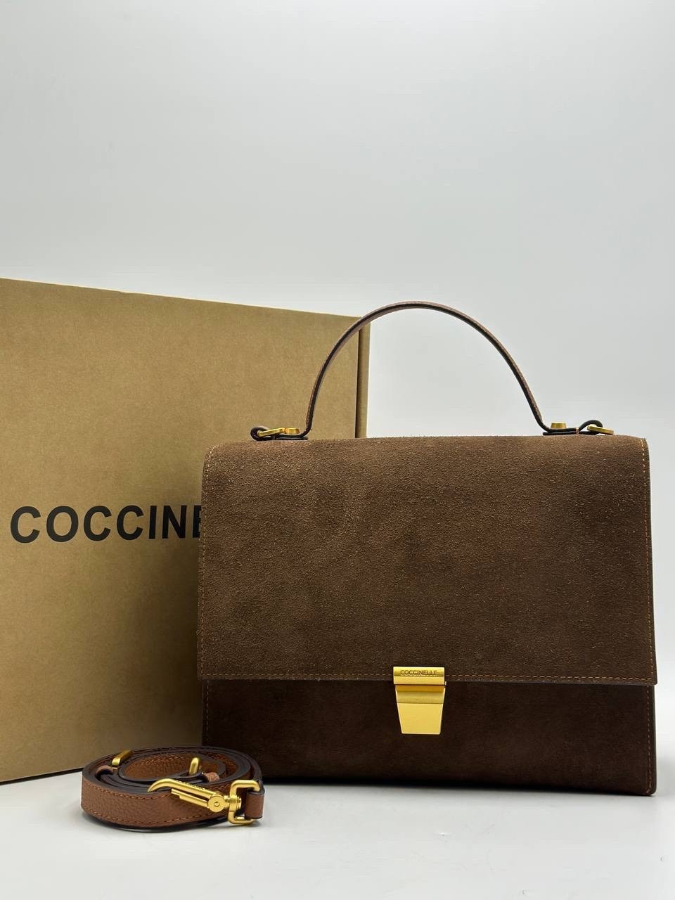 сумка coccinelle,сумка coccinelle натуральная замша,замшевая сумка,сумка женская coccinelle,сумка женская coccinelle замшевая
