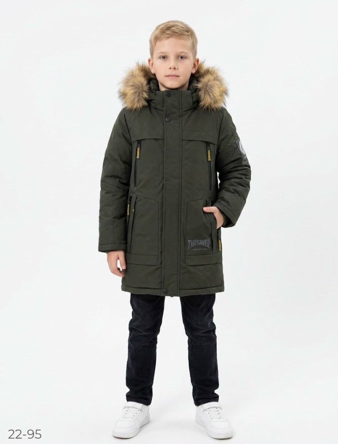 зимняя куртка для мальчика,парка детская kisu w24-10502 черный,куртка для мальчика,зимняя парка для мальчика,куртка зимняя детская