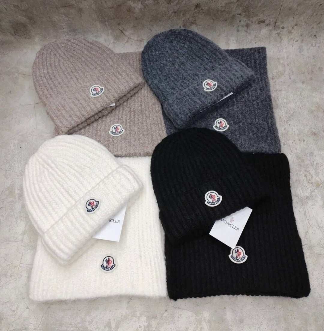 шапка moncler,шарф moncler,шапка и шарф,осенняя шапка бини со снудом вязаный комплект moncler,шапка комплект шарфом