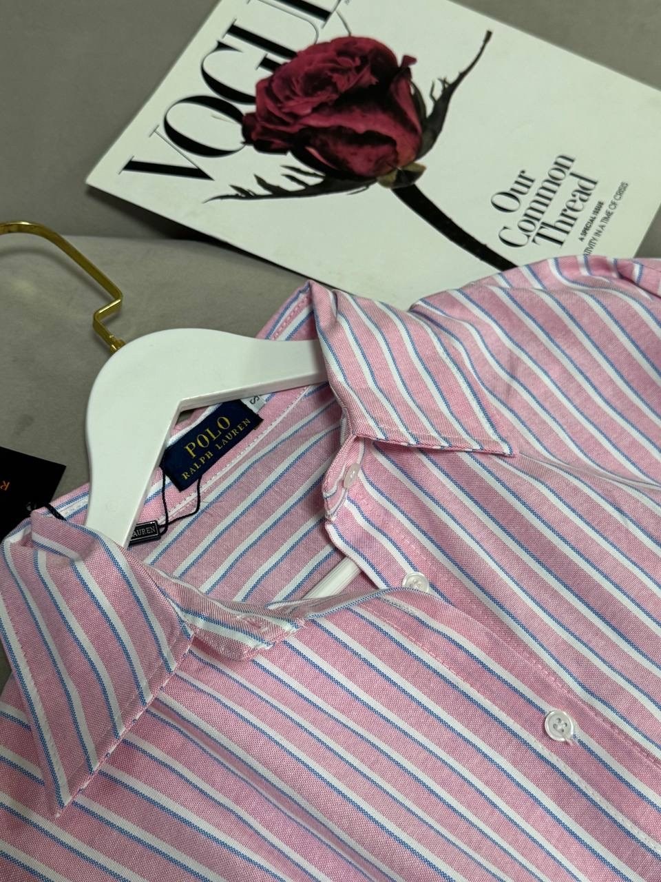 рубашка ральф лорен,рубашка polo ralph lauren,рубашка ральф лорен в полоску,ральф лорен розовая рубашка,рубашка ralph lauren