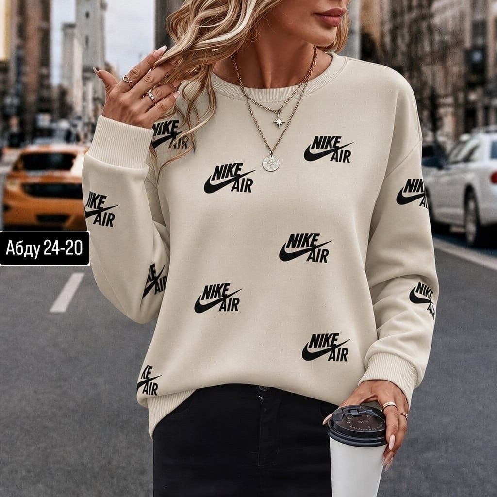свитшот женская,женская кофта,свитшот женский nike,свитшот с круглым вырезом,кофта